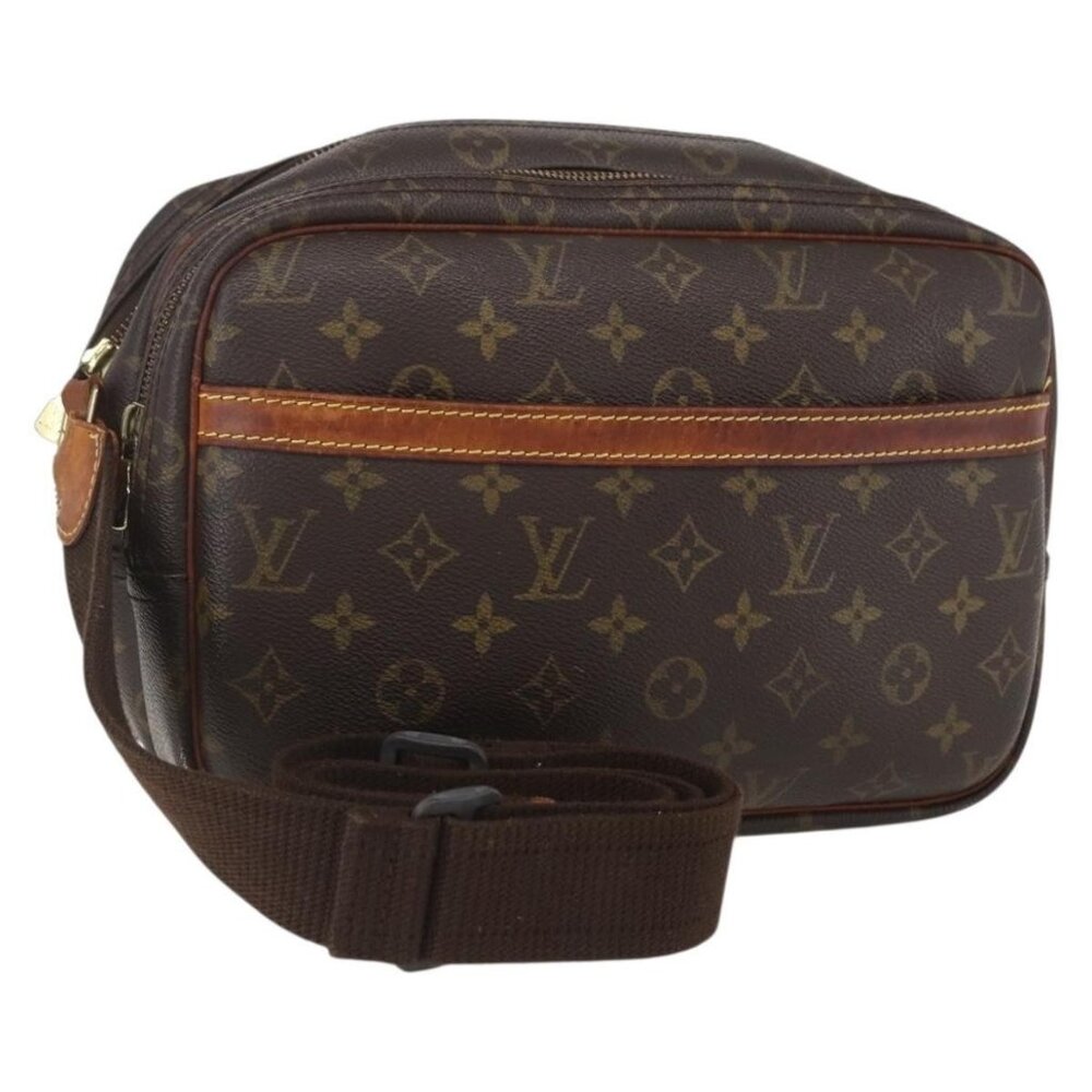 Authentic LOUIS VUITTON Monogram Reporter PM Shoulder Bag M45254 LV
